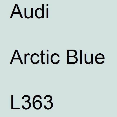 Audi, Arctic Blue, L363.